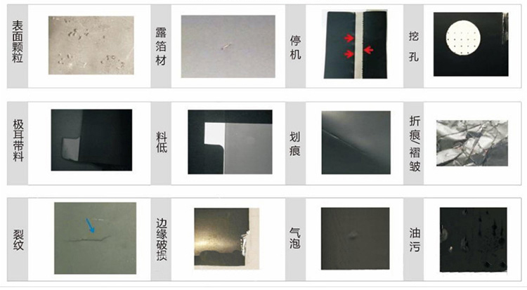 鋰電池級(jí)片典型表面缺陷 鋰電池極片自動(dòng)化缺陷檢測(cè)-機(jī)器視覺_視覺檢測(cè)設(shè)備_3D視覺_缺陷檢測(cè)