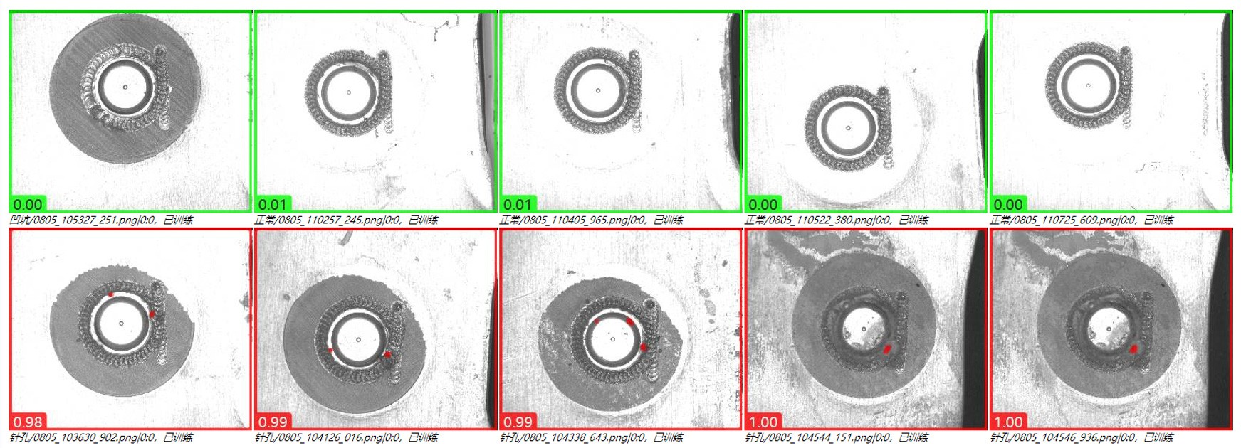 新能源電池的密封釘焊接質(zhì)量檢測插圖4 新能源電池的密封釘焊接質(zhì)量檢測-機器視覺_視覺檢測設(shè)備_3D視覺_缺陷檢測