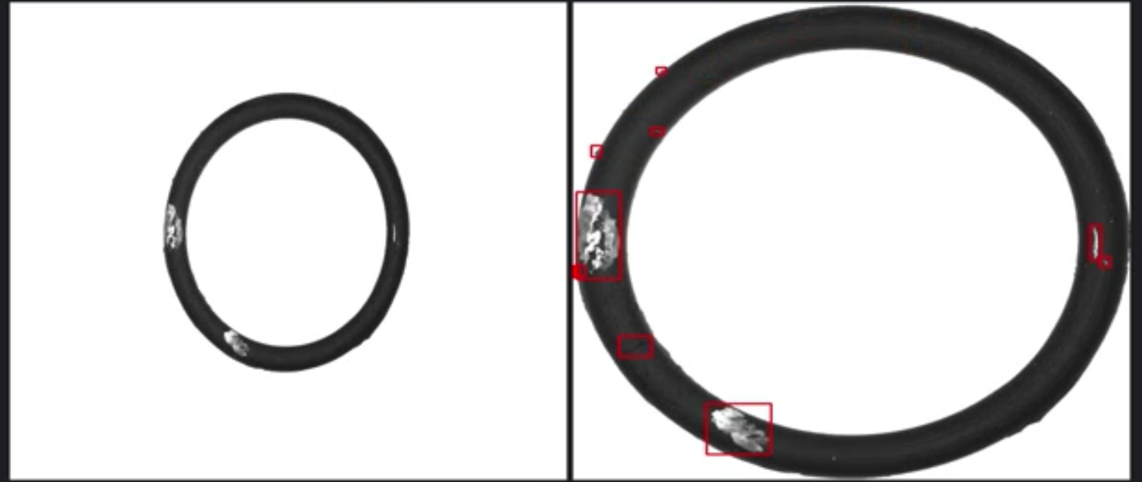 橡膠圈密封圈外觀缺陷視覺檢測插圖 橡膠圈密封圈外觀缺陷視覺檢測-機器視覺_視覺檢測設(shè)備_3D視覺_缺陷檢測
