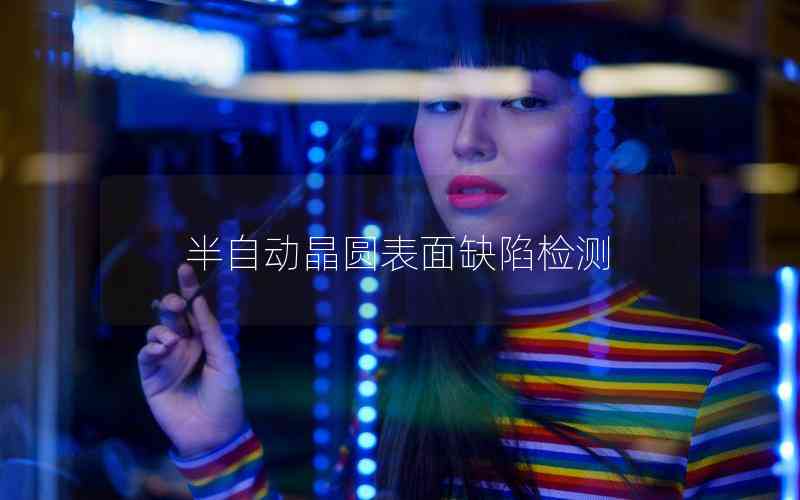 半自動(dòng)晶圓表面缺陷檢測(cè) 半自動(dòng)晶圓表面缺陷檢測(cè)