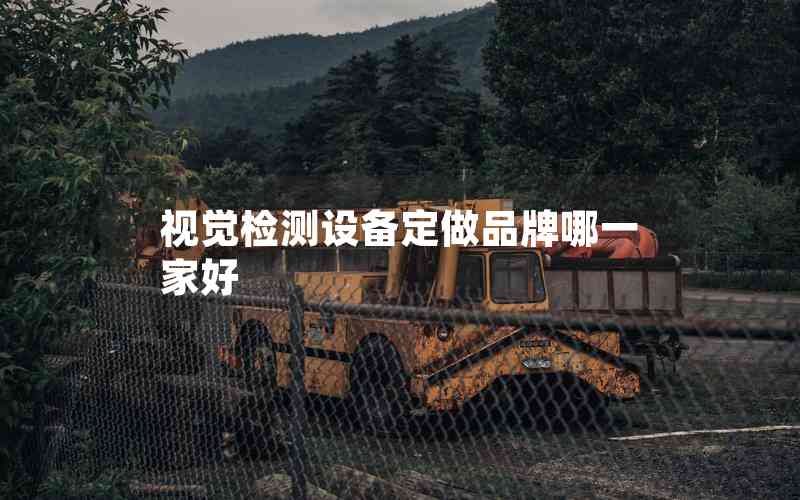 視覺檢測設(shè)備定做品牌哪一家好 視覺檢測設(shè)備定做品牌哪一家好