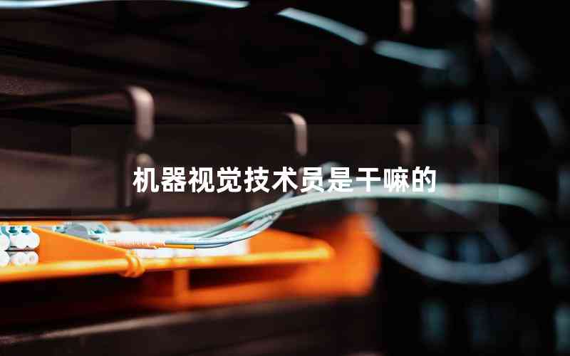 機(jī)器視覺(jué)技術(shù)員是干嘛的 機(jī)器視覺(jué)技術(shù)員是干嘛的