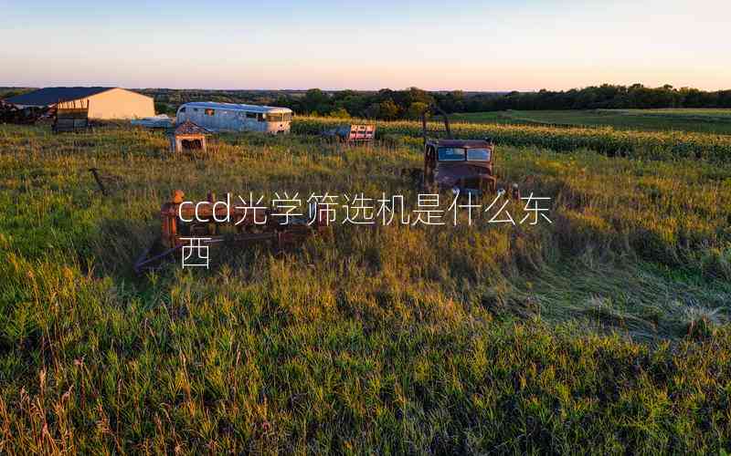 ccd光學(xué)篩選機(jī)是什么東西 ccd光學(xué)篩選機(jī)是什么東西