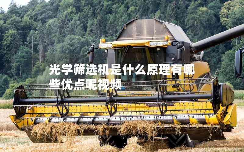 光學篩選機是什么原理有哪些優(yōu)點呢視頻 光學篩選機是什么原理有哪些優(yōu)點呢視頻