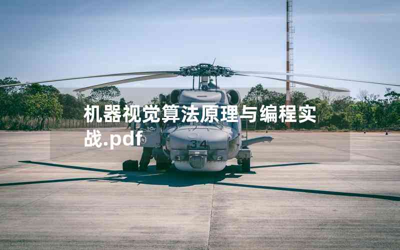 機器視覺算法原理與編程實戰(zhàn).pdf 機器視覺算法原理與編程實戰(zhàn).pdf