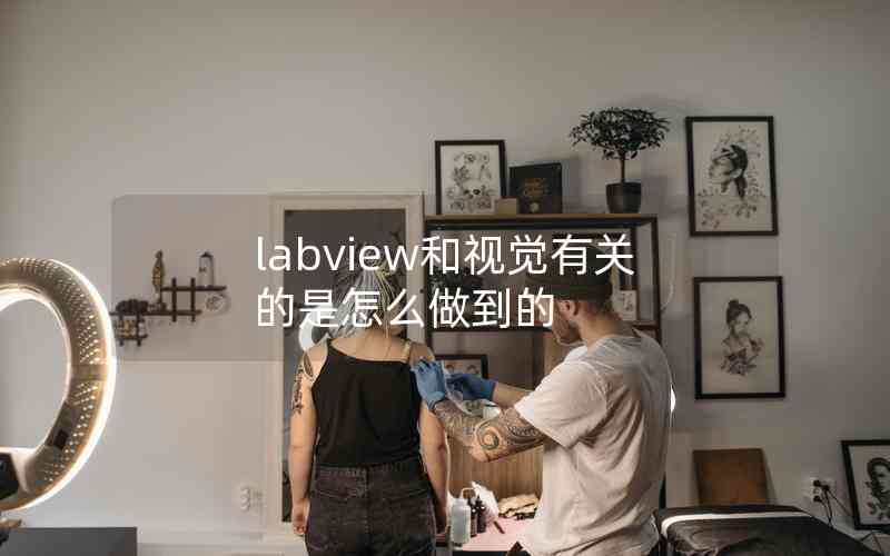 labview和視覺有關(guān)的是怎么做到的 labview和視覺有關(guān)的是怎么做到的