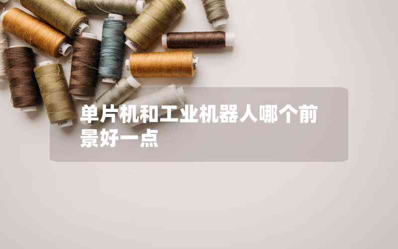 單片機(jī)和工業(yè)機(jī)器人哪個前景好一點 單片機(jī)和工業(yè)機(jī)器人哪個前景好一點