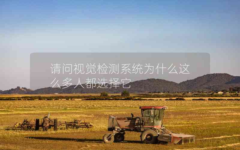 請問視覺檢測系統(tǒng)為什么這么多人都選擇它 請問視覺檢測系統(tǒng)為什么這么多人都選擇它