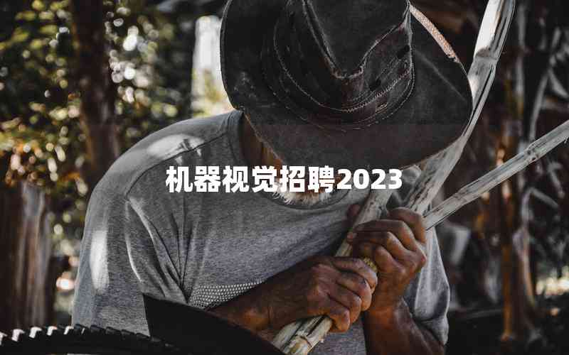 機(jī)器視覺招聘2023