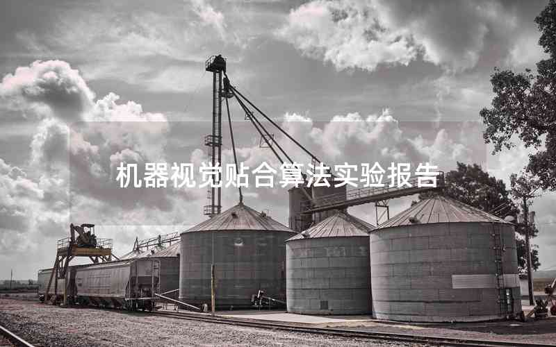 機器視覺貼合算法實驗報告 機器視覺貼合算法實驗報告