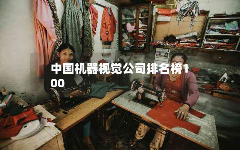 中國機器視覺公司排名榜100 中國機器視覺公司排名榜100