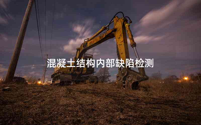 混凝土結(jié)構(gòu)內(nèi)部缺陷檢測 混凝土結(jié)構(gòu)內(nèi)部缺陷檢測