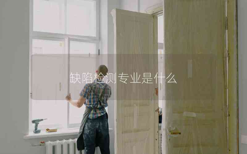 缺陷檢測專業(yè)是什么 缺陷檢測專業(yè)是什么