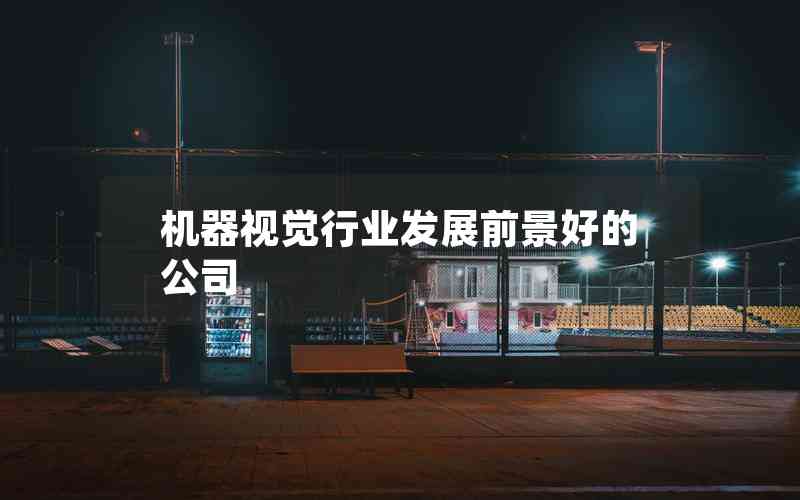 機器視覺行業(yè)發(fā)展前景好的公司 機器視覺行業(yè)發(fā)展前景好的公司