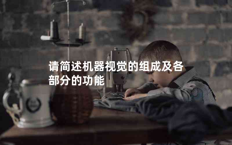 請簡述機器視覺的組成及各部分的功能 請簡述機器視覺的組成及各部分的功能