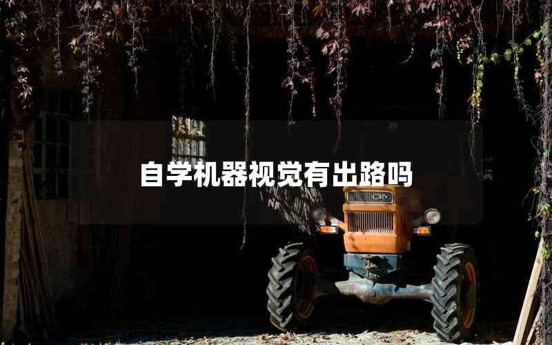 自學(xué)機(jī)器視覺有出路嗎 自學(xué)機(jī)器視覺有出路嗎