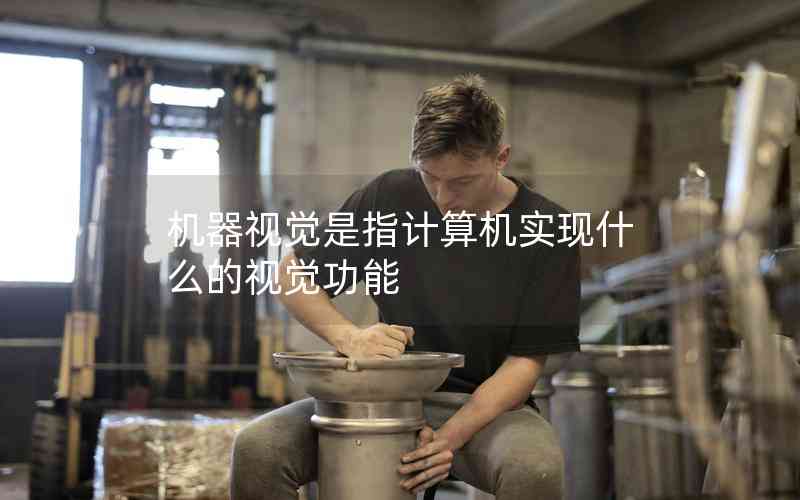 機器視覺是指計算機實現(xiàn)什么的視覺功能 機器視覺是指計算機實現(xiàn)什么的視覺功能